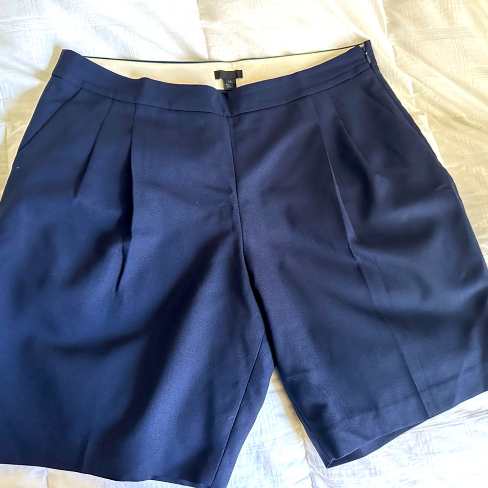 J. Crew navy Bermuda shorts